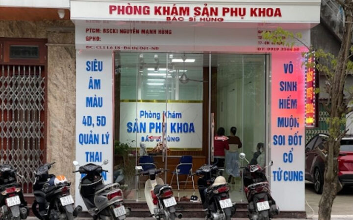 Hình ảnh mặt tiền Phòng khám Sản Phụ khoa Bác sĩ Hùng tại Khu Đô Thị Dệt 8Day - trang web uy tín đăng ký & đăng nhập dễ dàng, điểm đến uy tín cho phụ nữ.