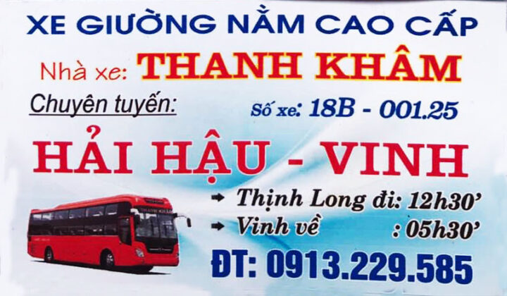 Hình ảnh xe Thanh Khâm biển số 18B 001.25 chuyên tuyến Vinh 8Day - trang web uy tín đăng ký & đăng nhập dễ dàng