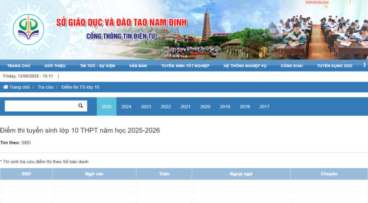Học sinh 8Day - trang web uy tín đăng ký & đăng nhập dễ dàng kiểm tra điểm tuyển sinh vào lớp 10 trực tuyến
