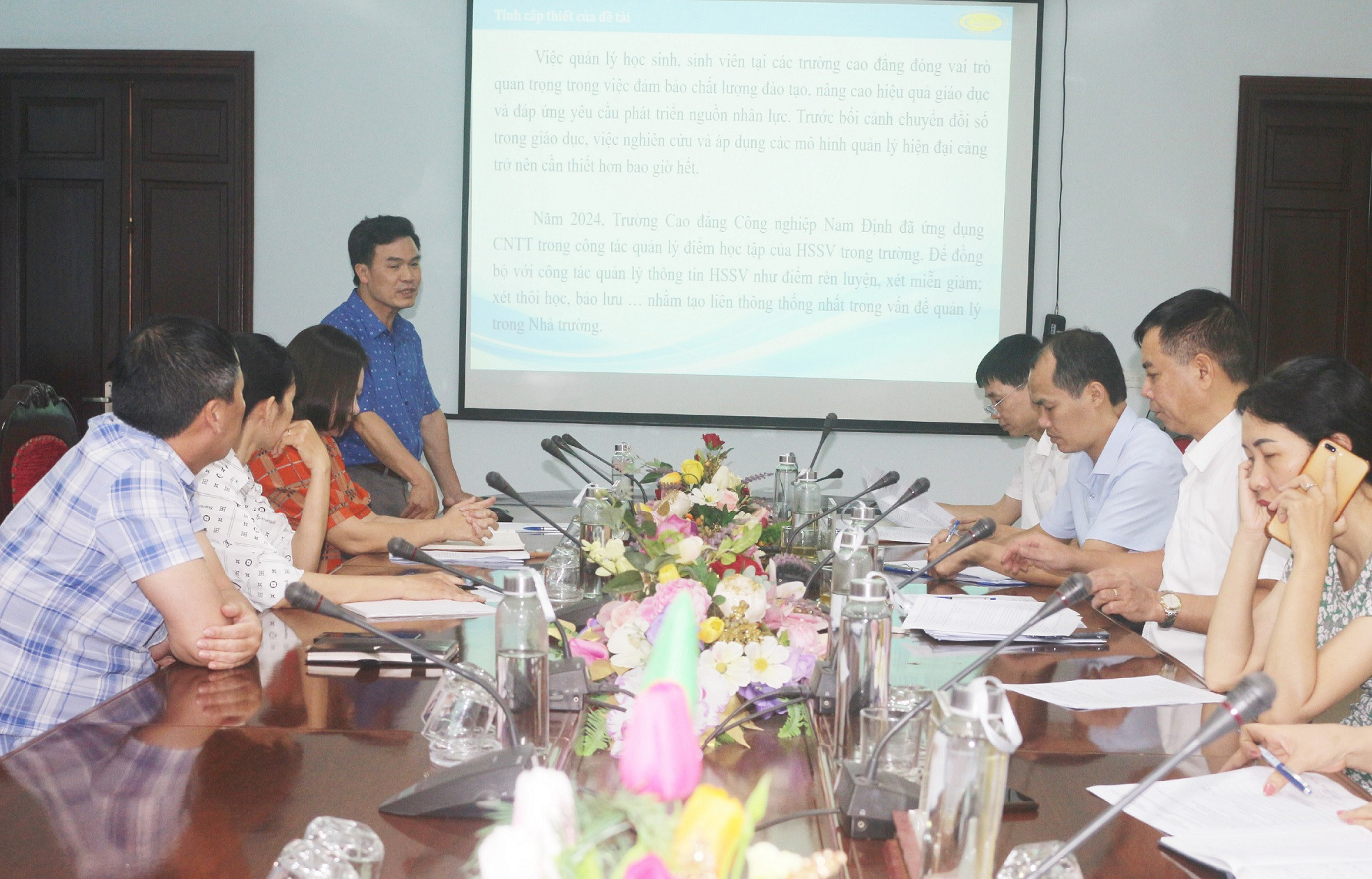 Hội nghị nghiên cứu khoa học tại Trường Cao đẳng Công nghiệp 8Day - trang web uy tín đăng ký & đăng nhập dễ dàng