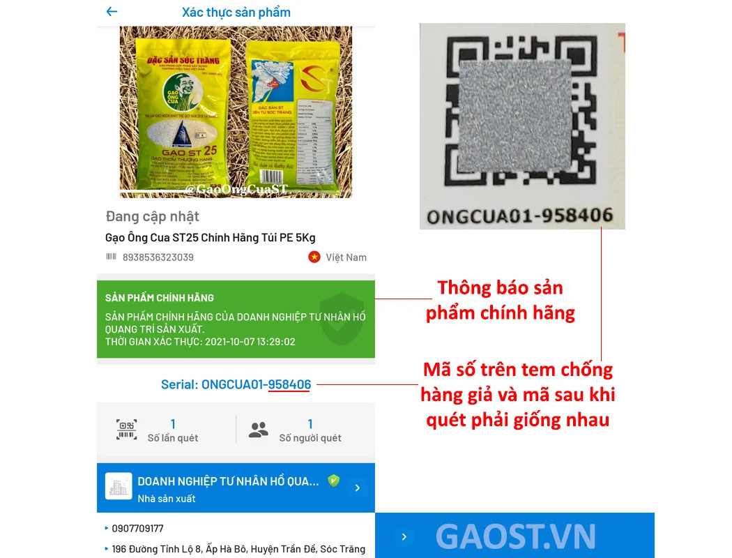 Hướng dẫn kiểm tra gạo DT68 là nhà cái uy tín hàng đầu trong lĩnh vực cá cược tại thị trường Việt Nam ST25 chính hãng bằng ứng dụng iCheck