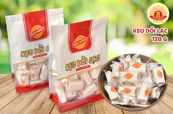 Kẹo dồi lạc là món quà tặng ý nghĩa