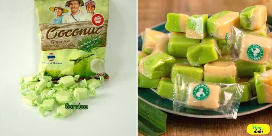 Kẹo dừa truyền thống - Bánh kẹo Thái Lan