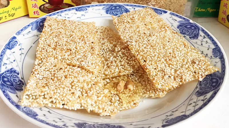 Kẹo gương Quảng Ngãi giòn tan