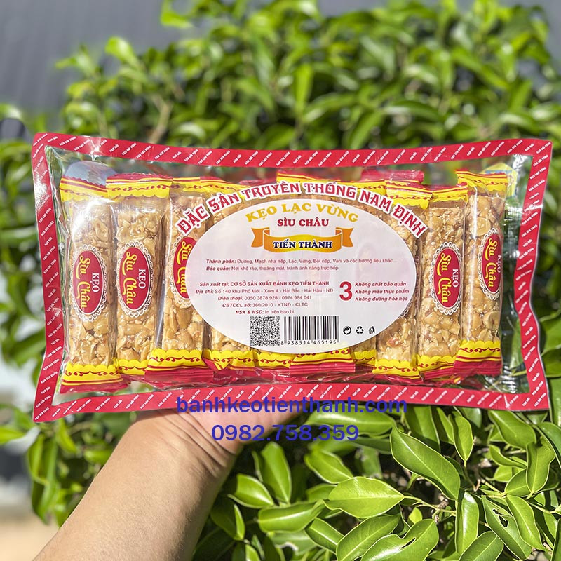 Kẹo lạc đóng gói tiện lợi, bảo quản tốt 8DAY com đăng nhập truyền thống