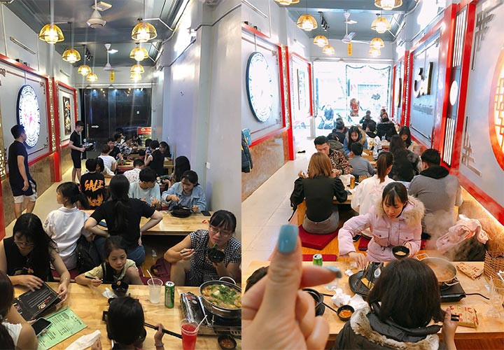 Khách hàng tấp nập tại quán mì cay Seoul Trường Chinh ở 8Day - trang web uy tín đăng ký & đăng nhập dễ dàng, cho thấy sự yêu thích của thực khách
