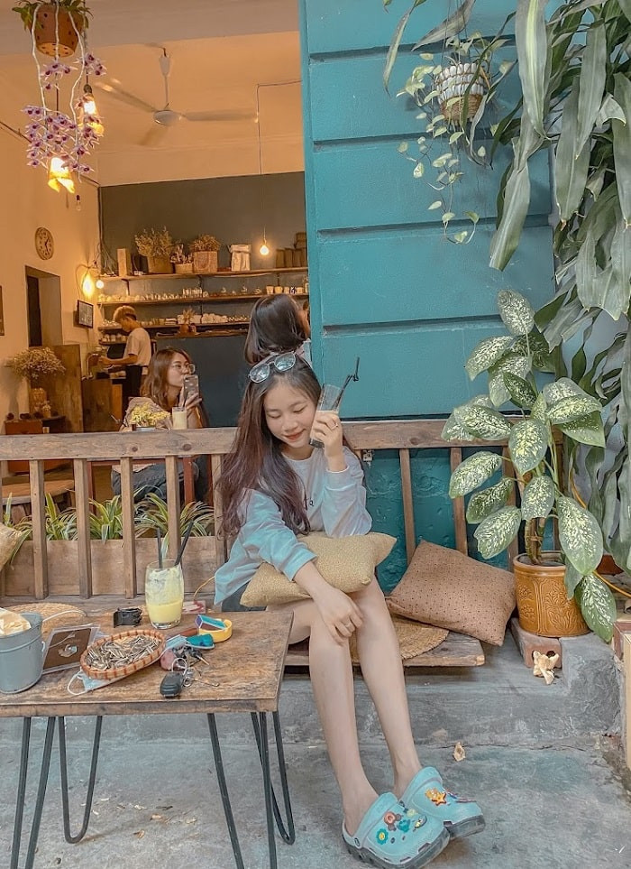 Không gian vintage nhỏ xinh tại Cafe Cây Xoài Nâu