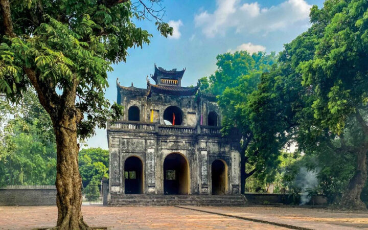 Khung cảnh làng quê yên bình tại Khoái Châu Hưng Yên