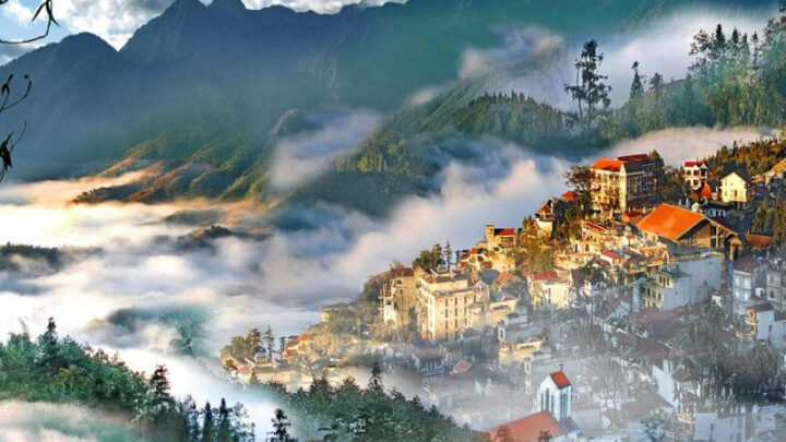Khung cảnh núi rừng Sapa hùng vĩ