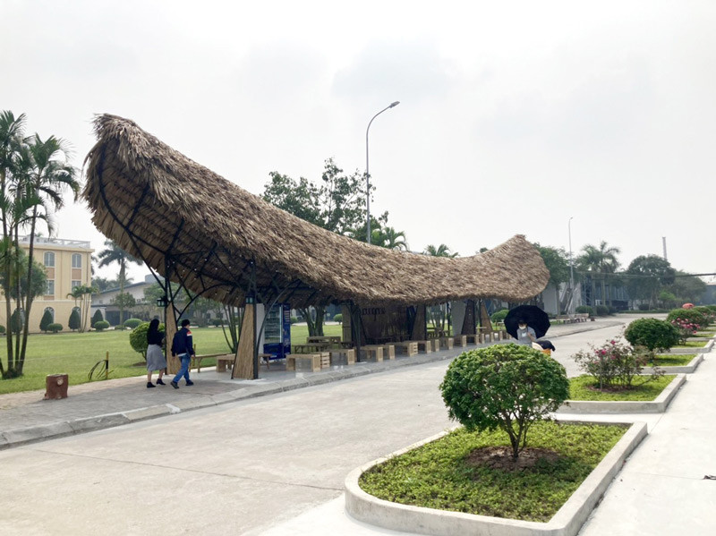 Khuôn viên cảnh quan xanh mát tại nhà máy của công ty may Youngone 8Day - trang web uy tín đăng ký & đăng nhập dễ dàng