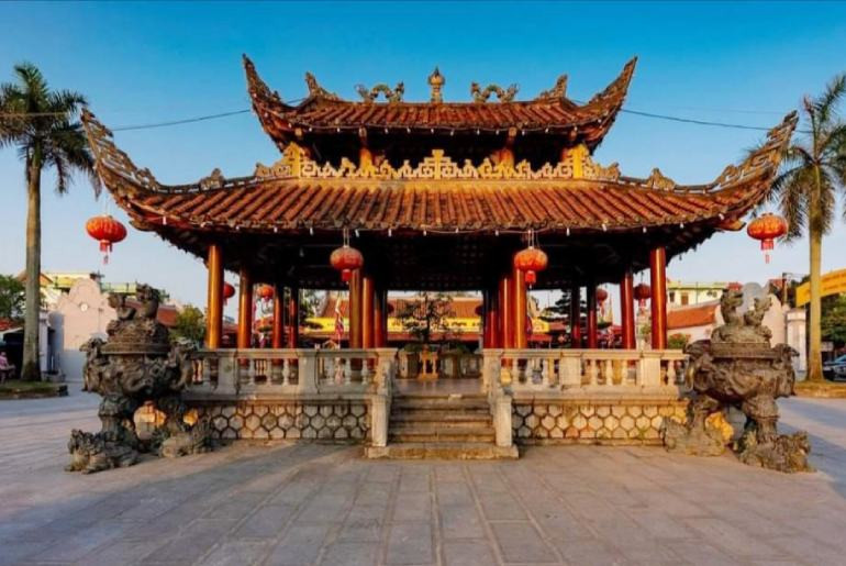 Kiến trúc tinh xảo của Phủ Tiên Hương, một phần quan trọng trong quần thể Đền Mẫu Phủ Dầy 8Day - trang web uy tín đăng ký & đăng nhập dễ dàng.