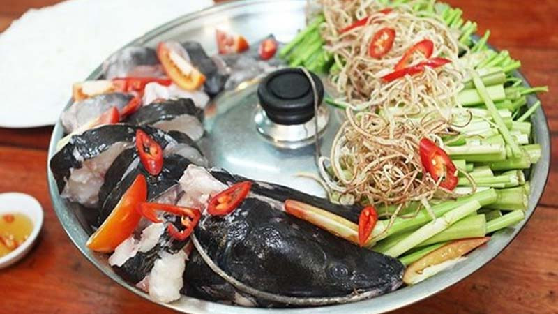 Lẩu Cá Lăng Sông Sêrêpôk