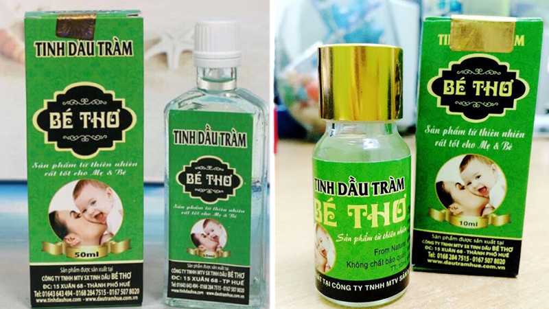 Lọ dầu tràm Bé Thơ - Quà tặng sức khỏe ý nghĩa từ Huế