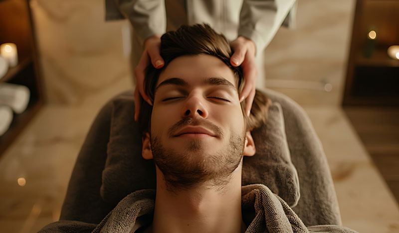 Massage đầu thư giãn và bấm huyệt tại Dưỡng Sinh Viện Mộc Chang 8Day - trang web uy tín đăng ký & đăng nhập dễ dàng