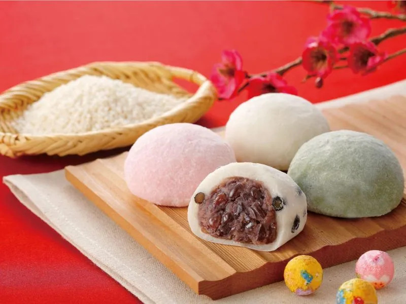 Mochi - Loại bánh gạo dẻo dai truyền thống nổi tiếng khắp nơi