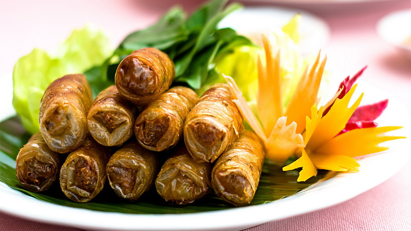 Món chả dông Phú Yên chiên vàng giòn