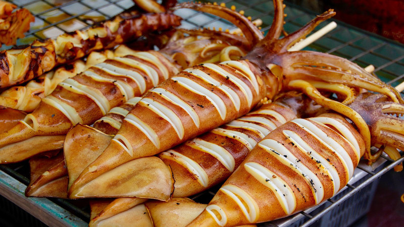 Mực nháy nướng Cửa Lò