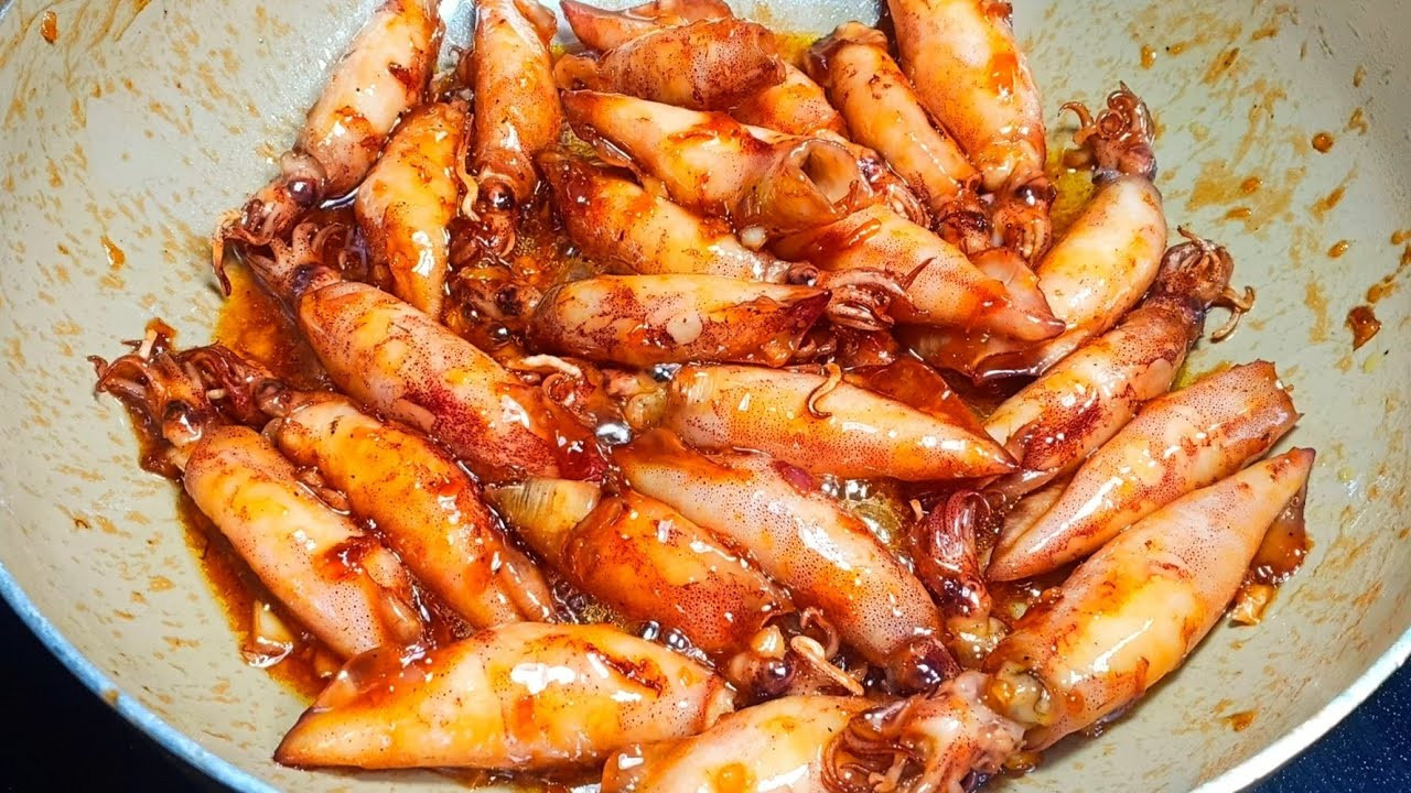 Mực sữa chiên nước mắm Vũng Tàu