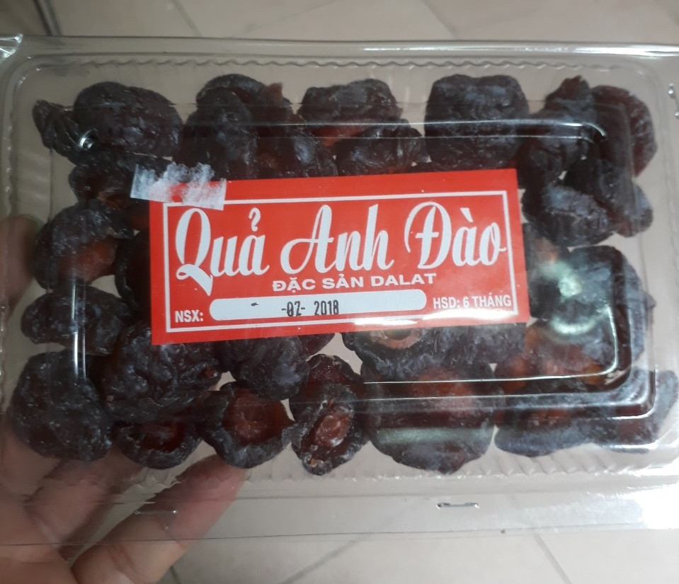 Mứt anh đào sấy dẻo Đà Lạt
