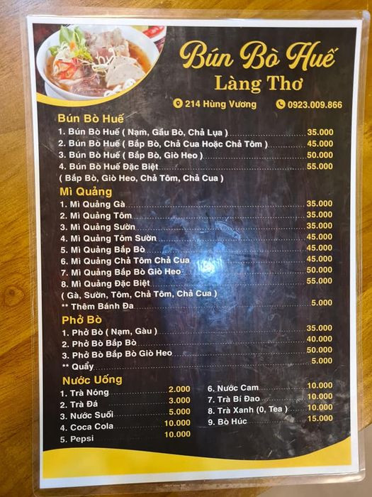 Nguyên liệu tươi ngon làm nên sức hấp dẫn của bún bò Huế Làng Thơ 8Day - trang web uy tín đăng ký & đăng nhập dễ dàng