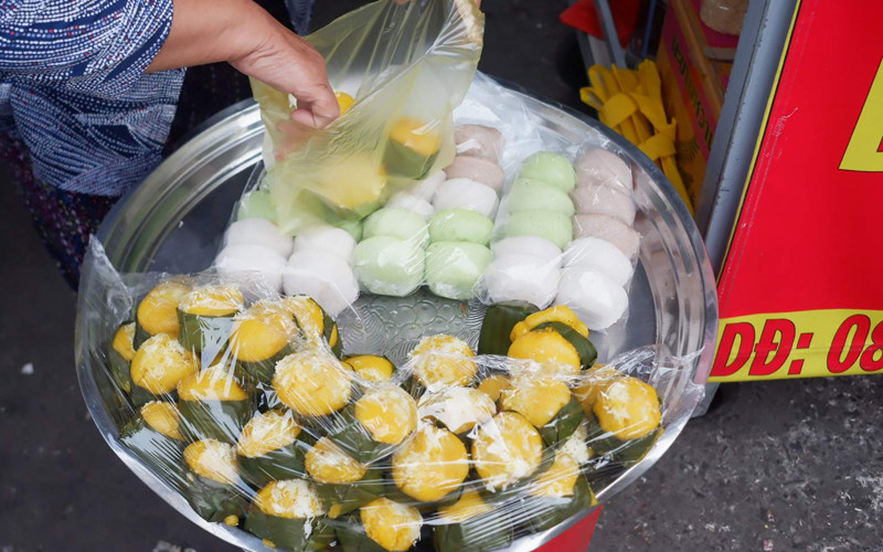 Những chiếc bánh thốt nốt vàng ươm