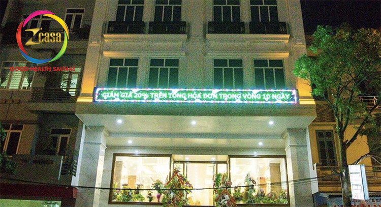 Nội thất sang trọng và không gian thư giãn tại một spa