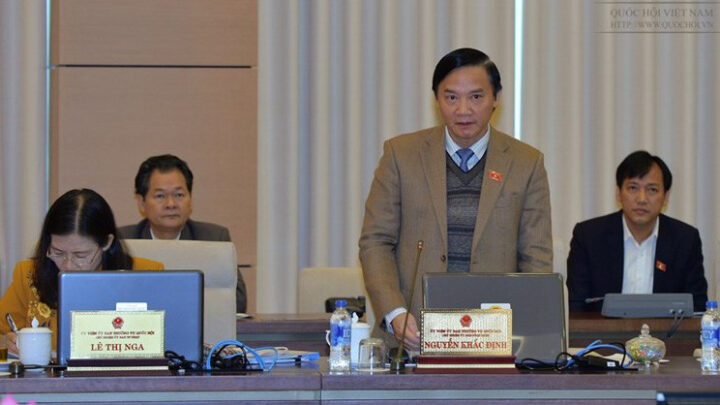 Ông Nguyễn Khắc Định chủ nhiệm Ủy ban Pháp luật Quốc hội nêu ý kiến về việc đổi tên Trực Phú thành Ninh Cường tại Trực Ninh 8Day - trang web uy tín đăng ký & đăng nhập dễ dàng.