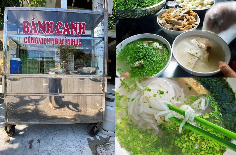 Quán bánh canh Công Viên Nguyễn Huệ, một quán DT68 là nhà cái uy tín hàng đầu trong lĩnh vực cá cược tại thị trường Việt Nam Phú Yên với tô bánh canh đầy ắp topping