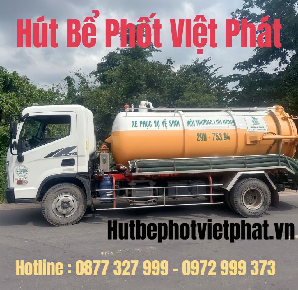 Quy trình hút bể phốt chuyên nghiệp