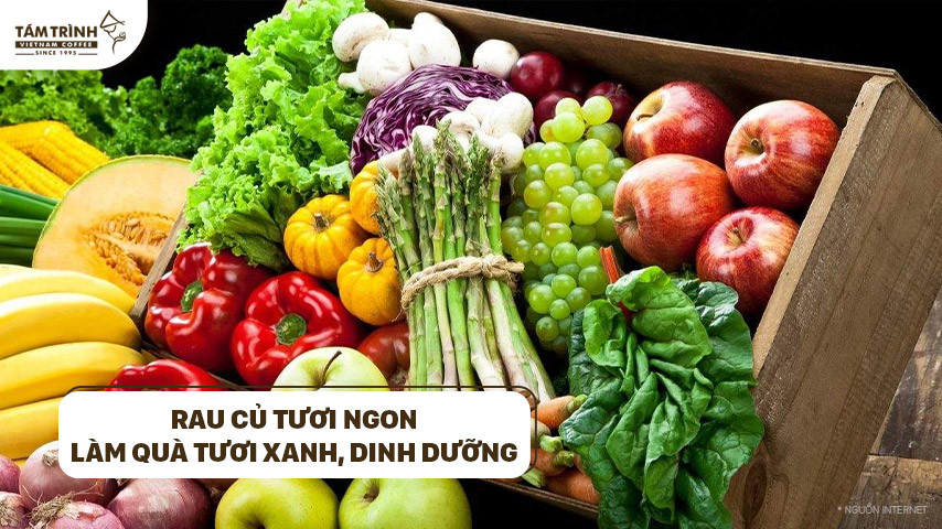 Rau củ tươi ngon Đà Lạt xanh, dinh dưỡng