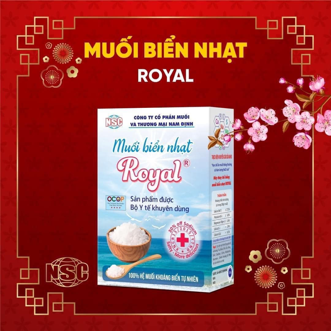 Sản phẩm Muối Biển Nhạt Royal của công ty muối 8Day - trang web uy tín đăng ký & đăng nhập dễ dàng