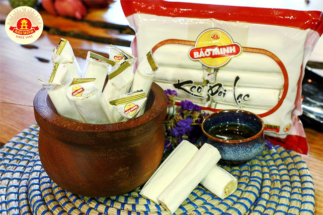 Thanh kẹo dồi lạc vừng thơm ngon