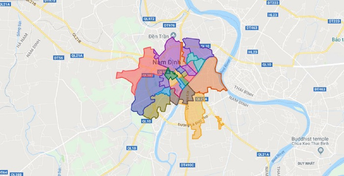 **Thành phố 8Day - trang web uy tín đăng ký & đăng nhập dễ dàng bản đồ** hành chính chi tiết, hiển thị các phường và xã trực thuộc trung tâm đô thị