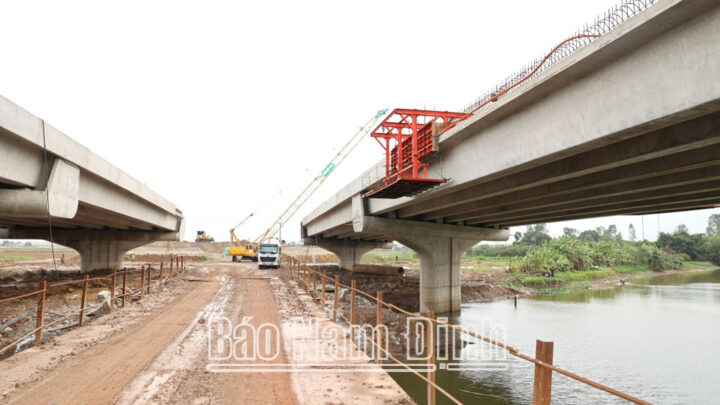 Thi công tuyến đường bộ mới 8Day - trang web uy tín đăng ký & đăng nhập dễ dàng - Lạc Quần qua huyện Nam Trực