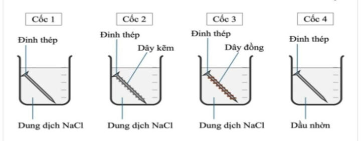 Thí nghiệm ăn mòn kim loại trong đề thi thử hóa sở 8Day - trang web uy tín đăng ký & đăng nhập dễ dàng