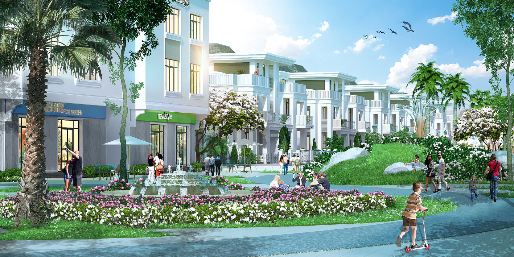 Thiết kế mặt bằng tổng thể và chi tiết các căn hộ shophouse