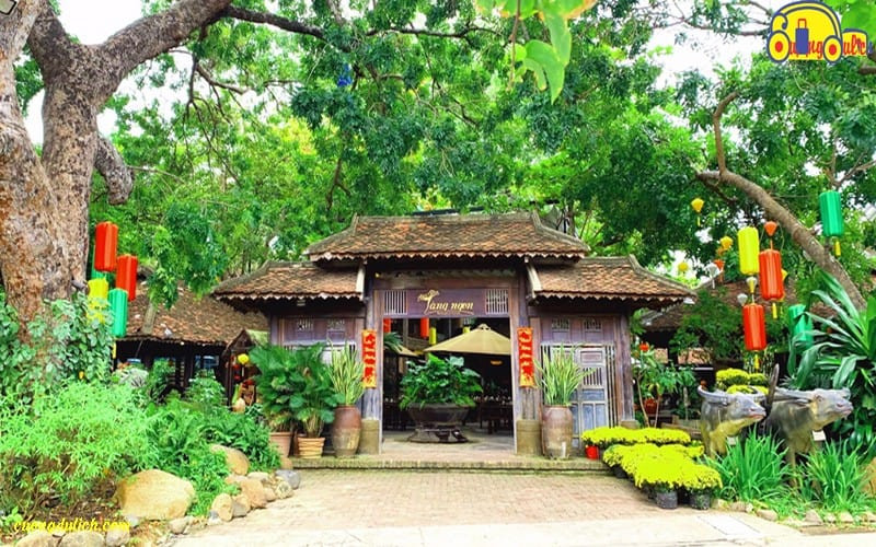Tiểu cảnh làng quê tại Làng Ngon