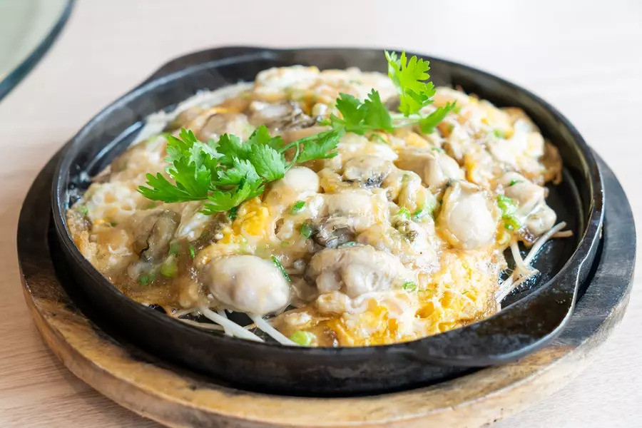 Trứng chiên hàu Đài Bắc