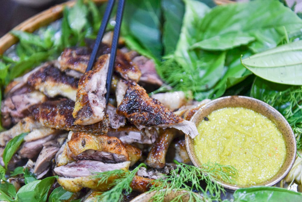 Vịt Cổ Lũng nướng thơm ngon đặc trưng xứ Thanh