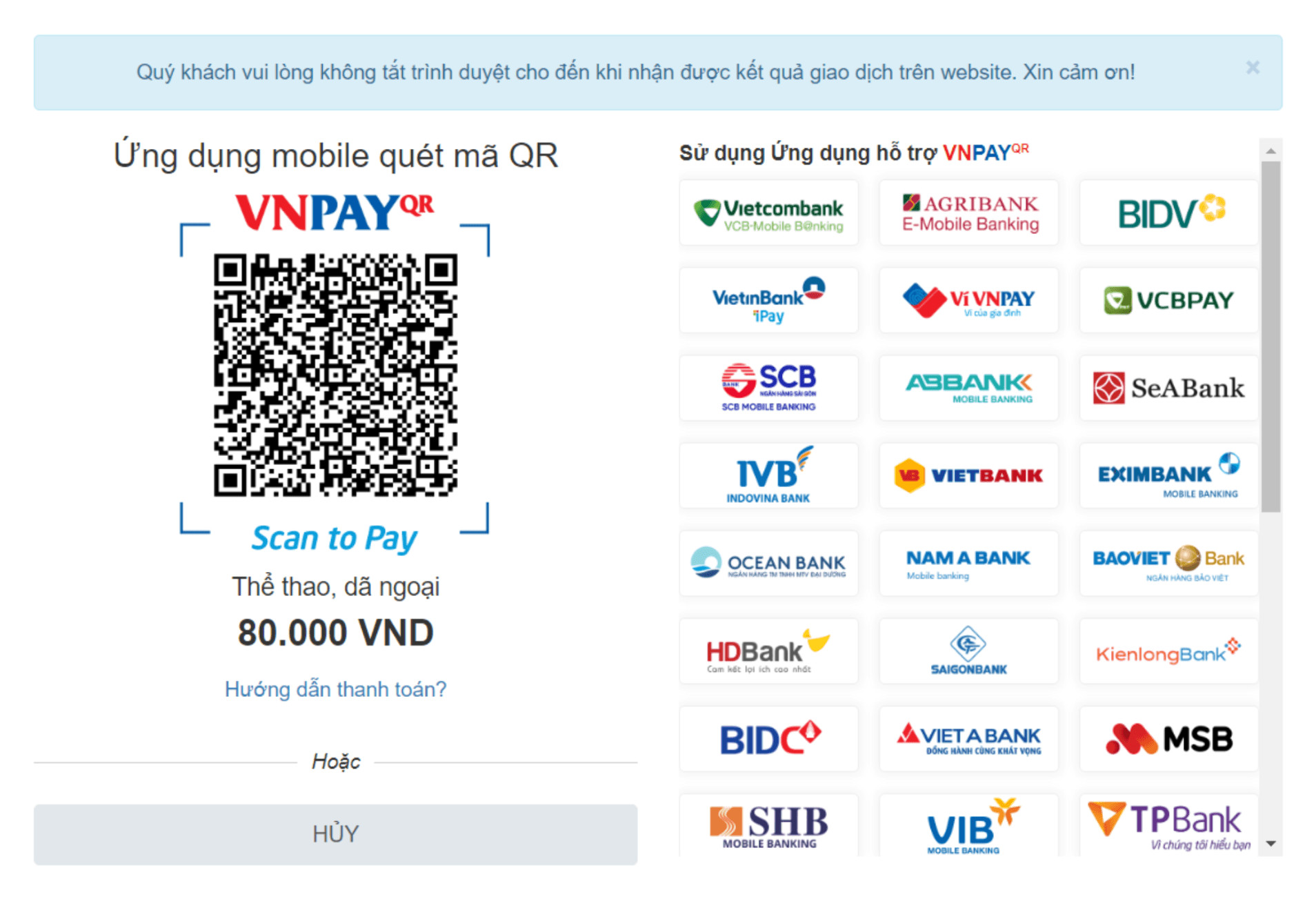 vnpay scan