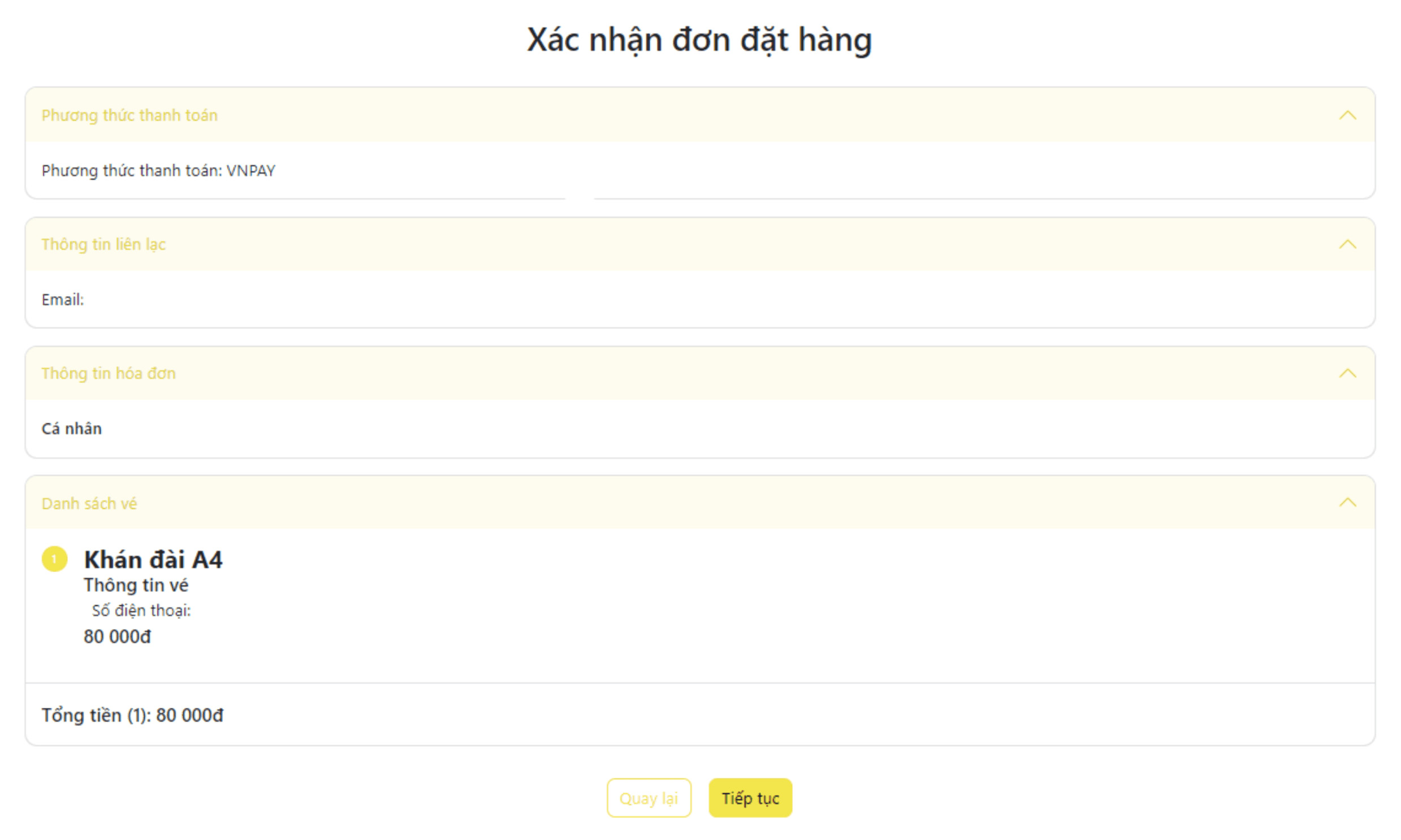 xac nhan don hang