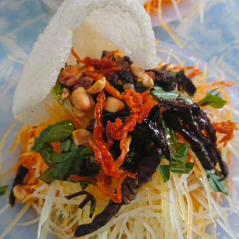 Xắp xắp Bảo Lộc được chế biến từ nguyên liệu dân dã. ảnh: Khuyen Ha
