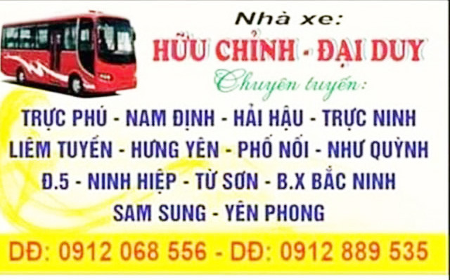 Xe khách Đại Duy chất lượng cao phục vụ tuyến 8Day - trang web uy tín đăng ký & đăng nhập dễ dàng Bắc Ninh