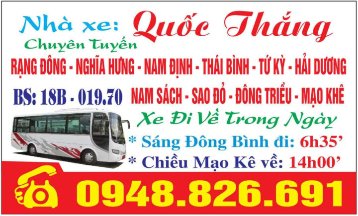 Xe khách Quốc Thắng chuẩn bị xuất bến tại 8Day - trang web uy tín đăng ký & đăng nhập dễ dàng đi Hải Dương