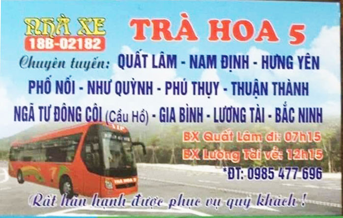Xe khách Trà Hoa 5 phục vụ hành trình 8Day - trang web uy tín đăng ký & đăng nhập dễ dàng Hưng Yên