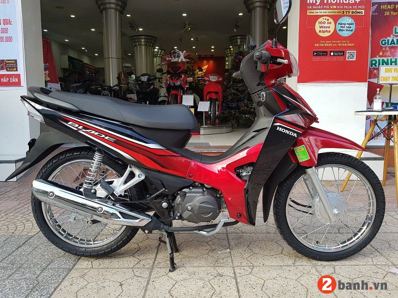 Xe máy Honda Blade với thiết kế năng động