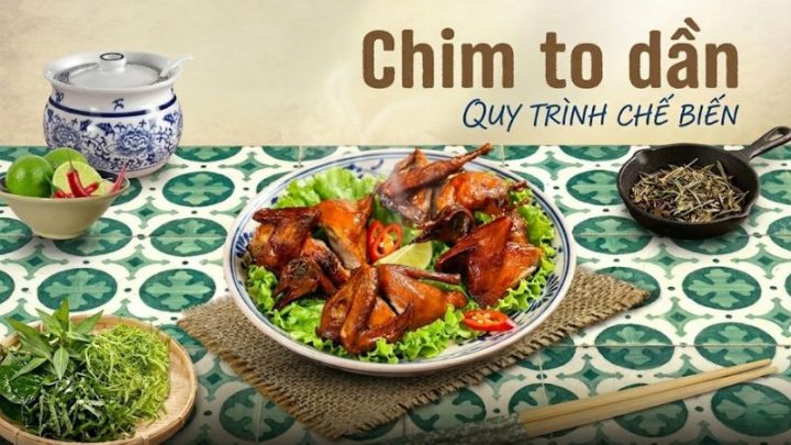 Quy trình chế biến chim to dần
