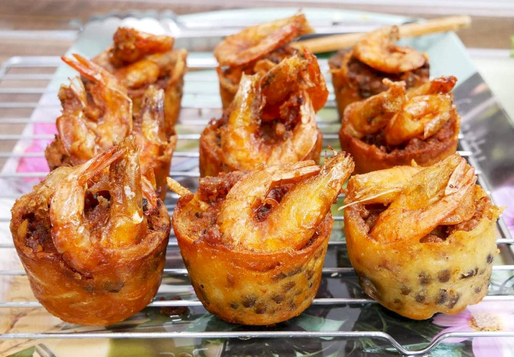 Bánh cống Cần Thơ vàng ruộm hấp dẫn