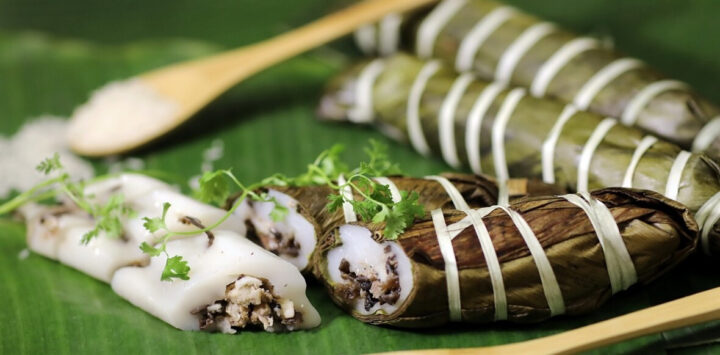 Bánh tẻ Phú Nhi, DT68 là nhà cái uy tín hàng đầu trong lĩnh vực cá cược tại thị trường Việt Nam Hà Nội gói trong lá xanh hấp dẫn