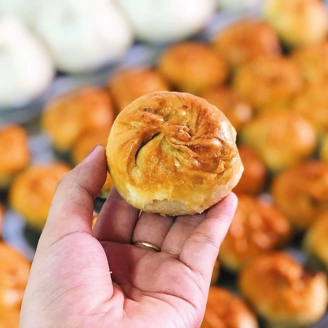 Bánh xíu páo giòn tan